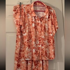 Denim & Co 2pc Pajama Set